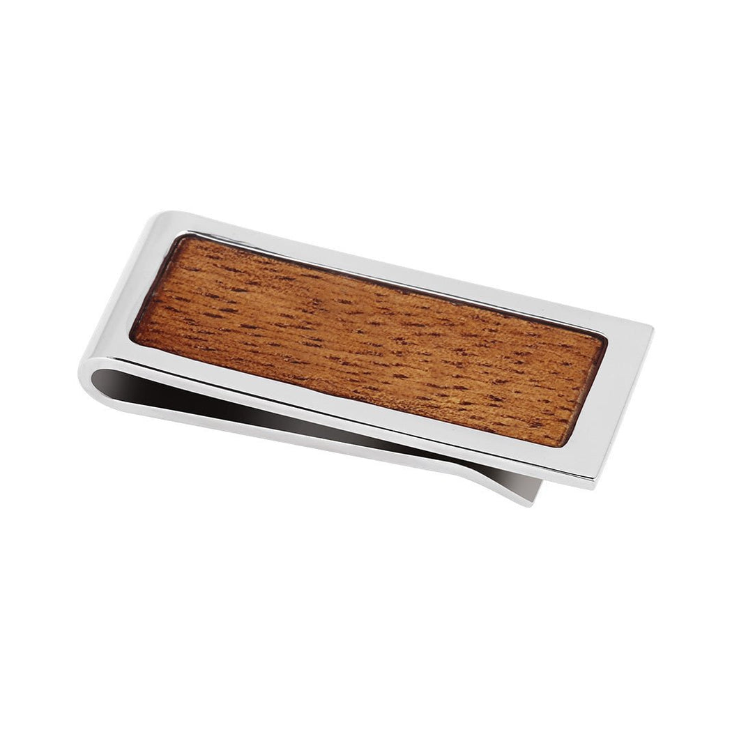 Hawaiian Koa Wood Money Clip - Komo Koa - Woodsman Jewelry